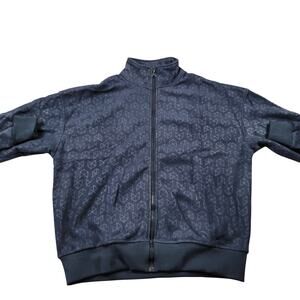 Rawgear Navy Blue Geometric Pattern Full Zip Jacket Mens Small New With Tags 690